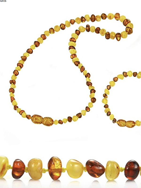 Raw Amber Necklace Gift Set