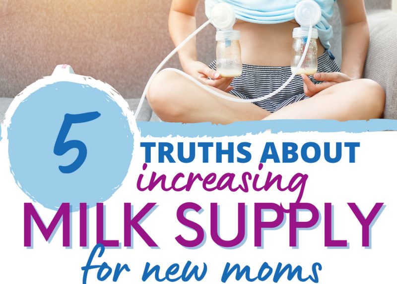 increase milk supply for new moms