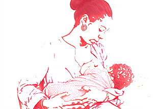 cradle-position-breastfeeding