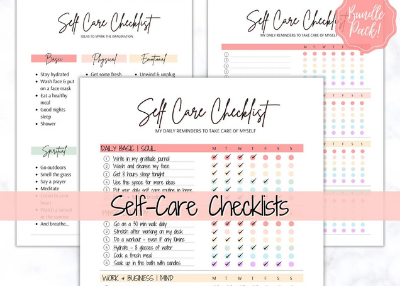 Self Care Checklist 