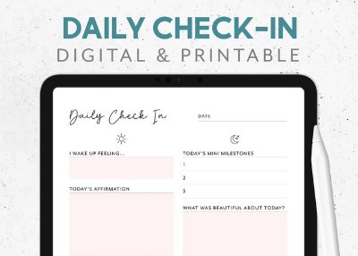 Daily Check-in Journal 